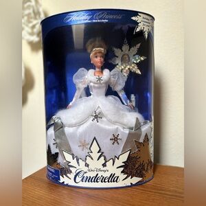 Disney Cinderella in White and Silver Gown